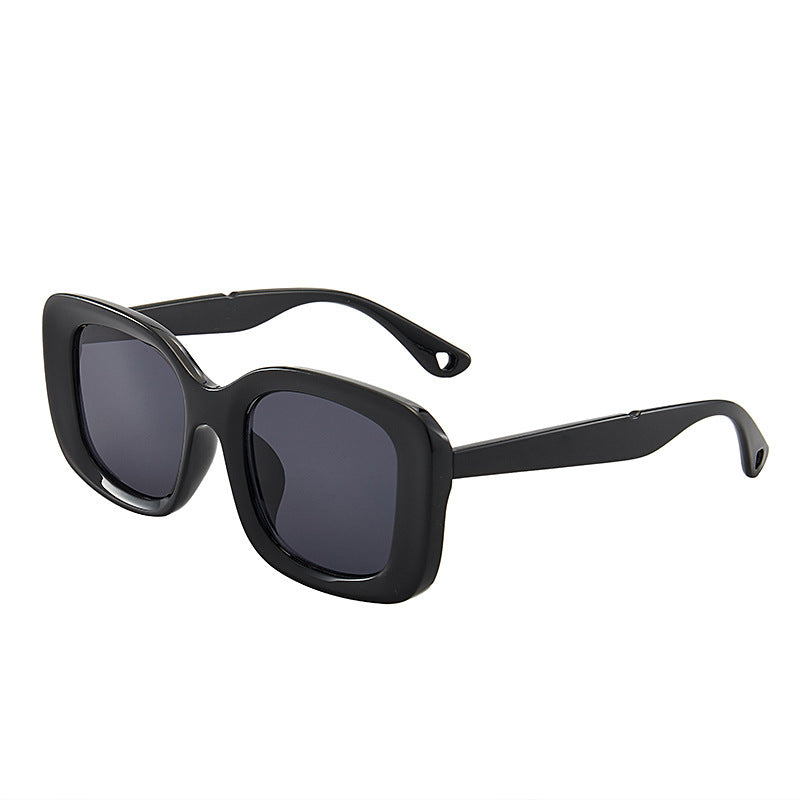 Lunettes de soleil carrées larges unisexes
