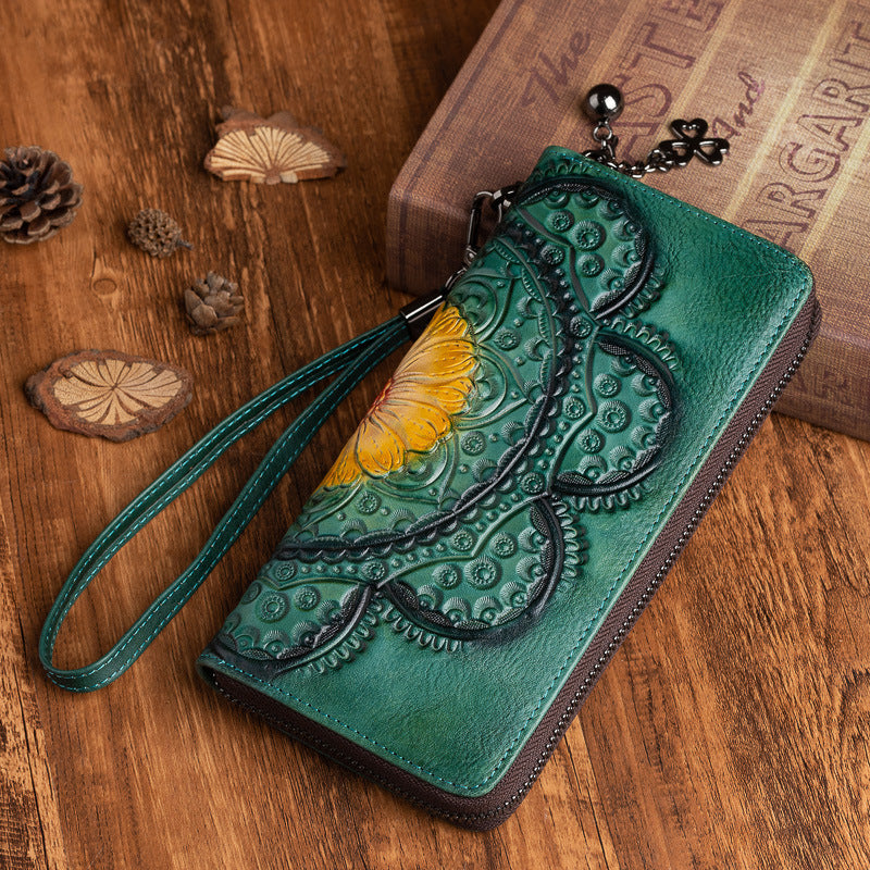 Portefeuille femme compact et élégant