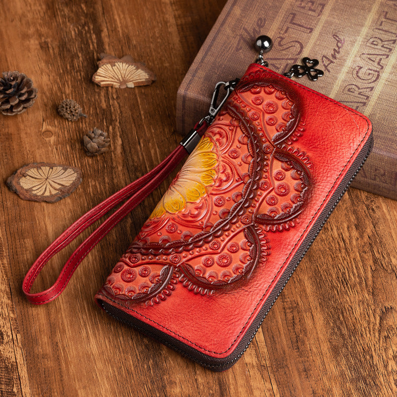 Portefeuille femme compact et élégant