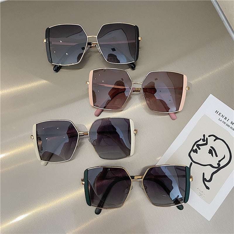 Lunettes de soleil double pont tendance