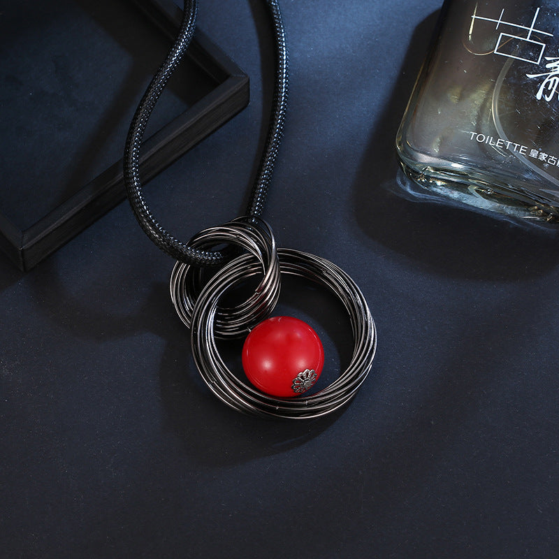 Collier Long Décoratif pour Femme – Accessoire Élégant & Polyvalent pour Pulls et Tenues Chic