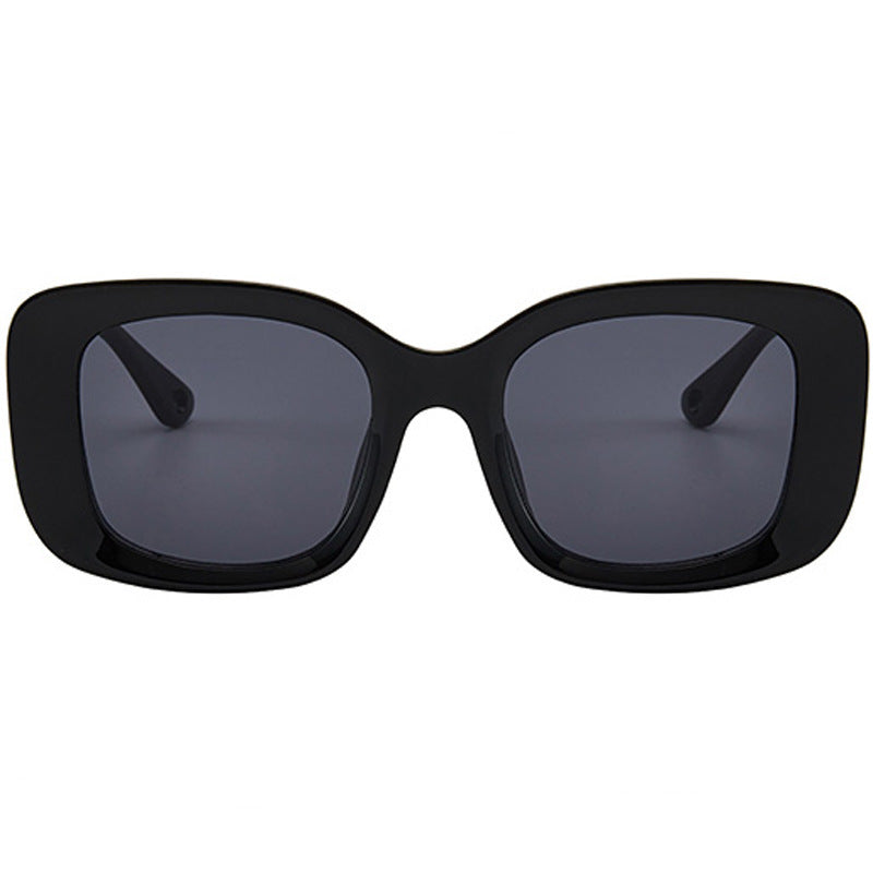 Lunettes de soleil carrées larges unisexes