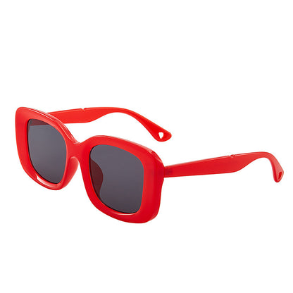 Lunettes de soleil carrées larges unisexes