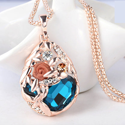 Collier Long Décoratif pour Femme – Accessoire Élégant & Polyvalent pour Pulls et Tenues Chic
