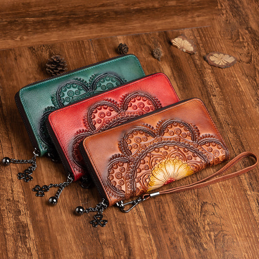 Portefeuille femme compact et élégant