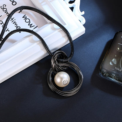 Collier Long Décoratif pour Femme – Accessoire Élégant & Polyvalent pour Pulls et Tenues Chic